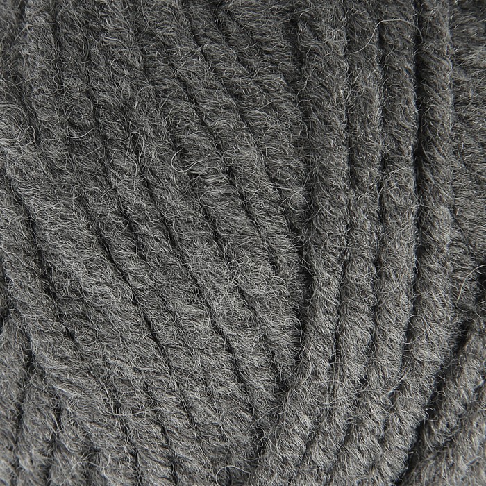 Пряжа "Superlana Maxi" 75% акрил, 25% шерсть 100м/100гр (182 средне-серый)