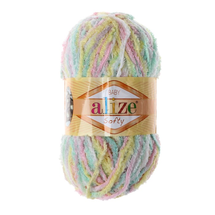 Пряжа "Softy" 100% микрополиэстер 115м/50гр (51300)