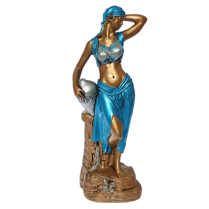 Статуэтка "Родник" комбинированно-синий