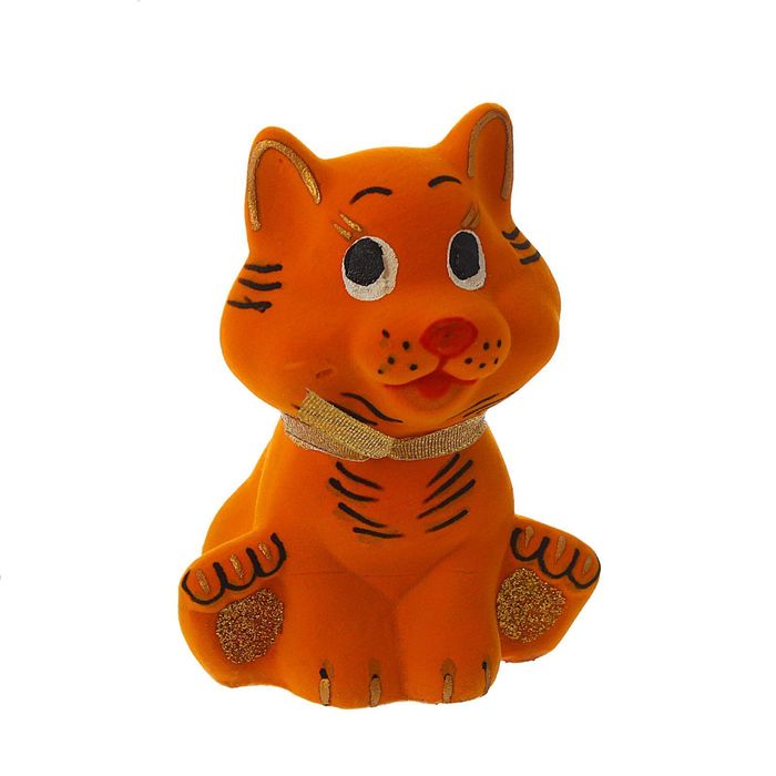 Копилка "Тигр" флок, микс