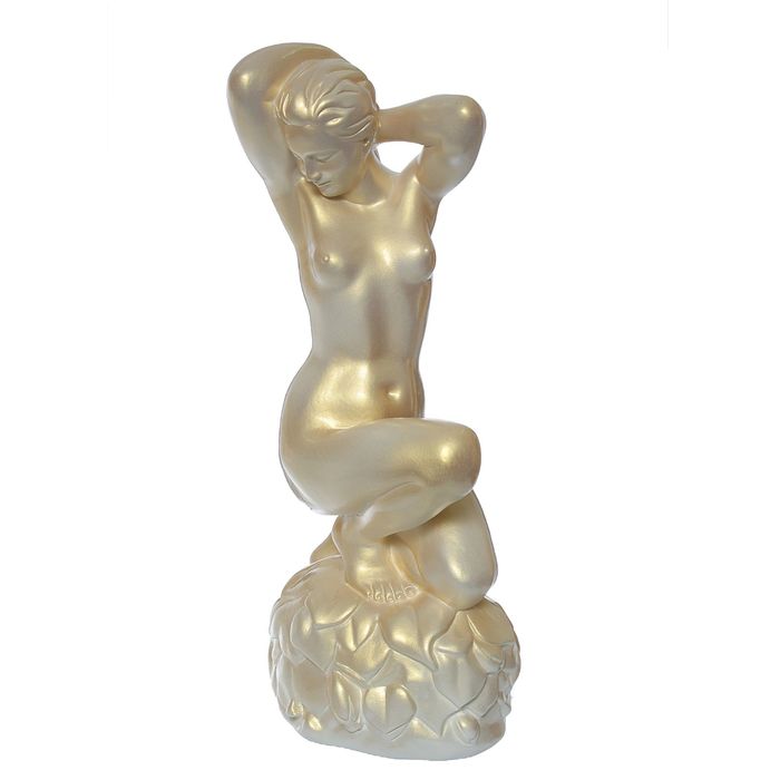 Статуэтка "Купальщица" большая, перламутровая
