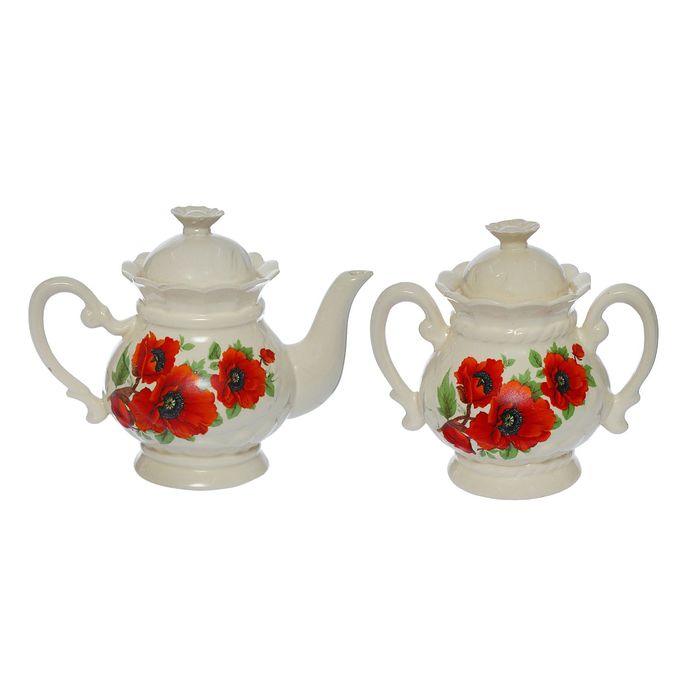 Чайная пара "Ромашка" 1 л, микс