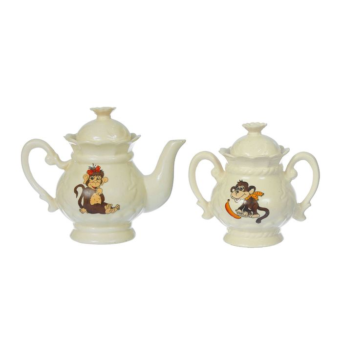 Чайная пара "Ромашка" 1 л, микс