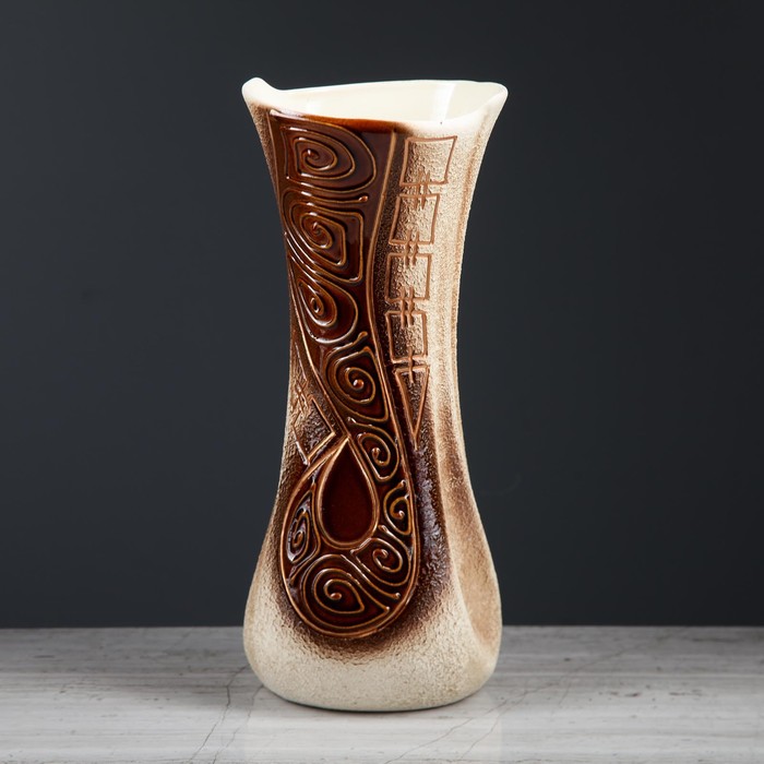 Ваза "Румба" средняя, ангоб