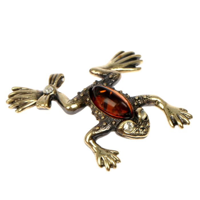 Сувенир "Лягушка с бантиком на лапке"