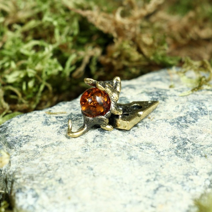 Сувенир "Мышь Ушастик с сыром"