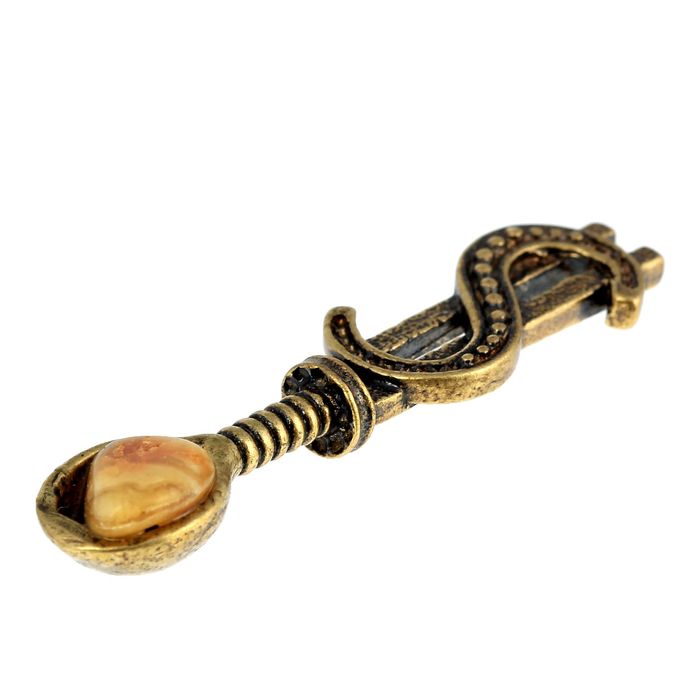 Сувенир "Кошельковая ложка-загребушка доллар"