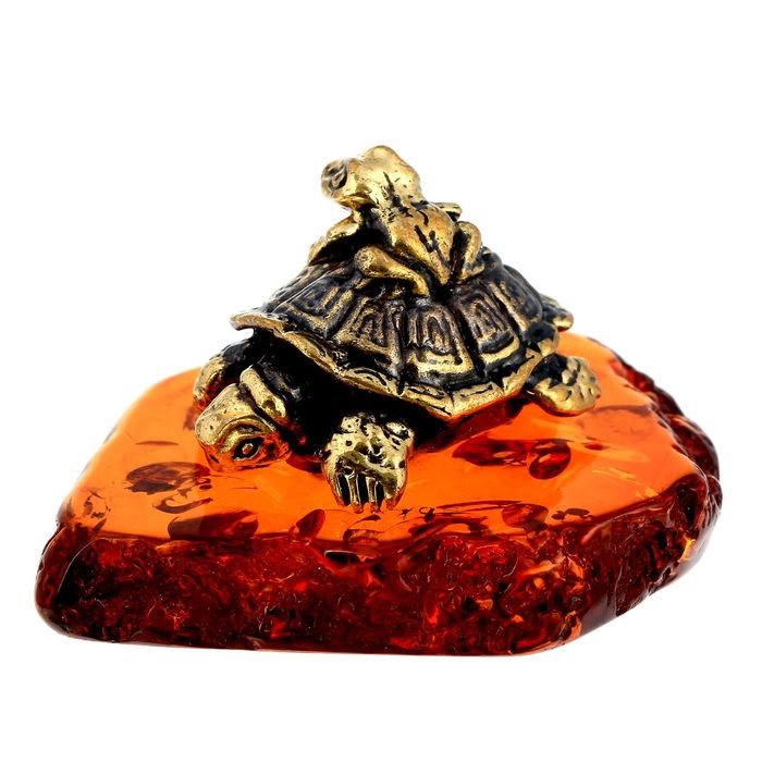 Нэцкэ "Черепаха и лягушонок"