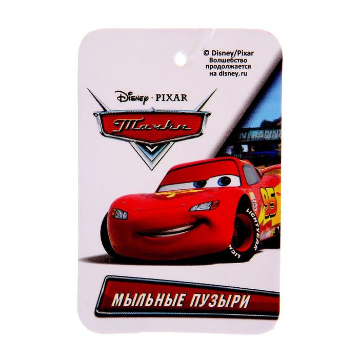 Мыльные пузыри с ветерком "Крутой пацан", Тачки, 35 мл