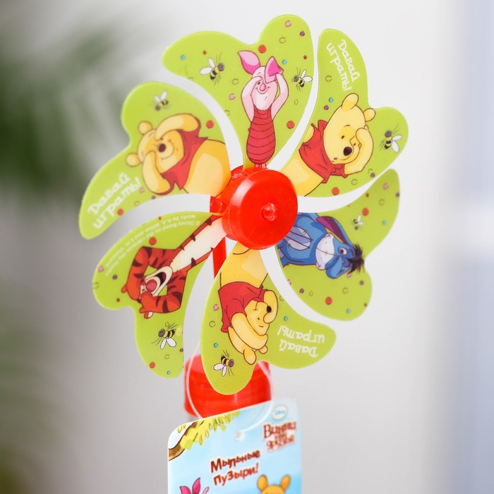 Мыльные пузыри с ветерком "Давай играть", Медвежонок Винни, 35 мл
