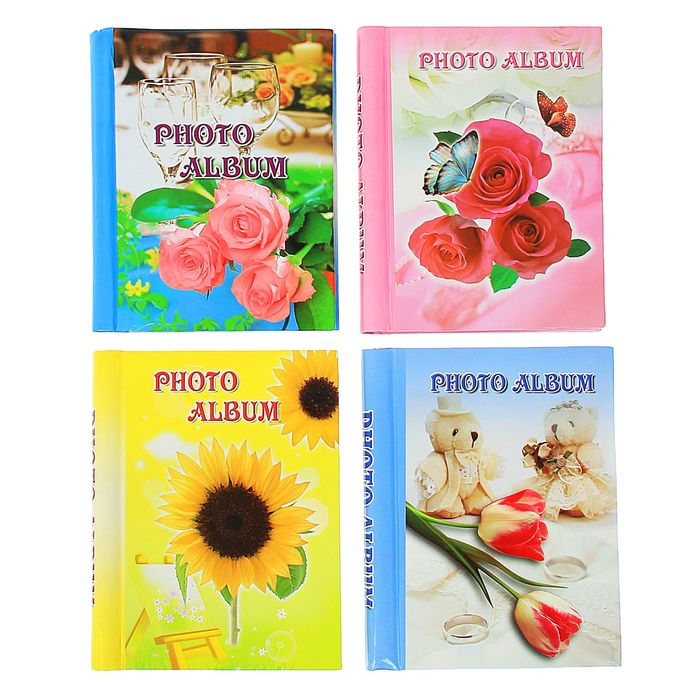 Фотоальбом магнитный на 20 листов "Романтичное настроение", микс