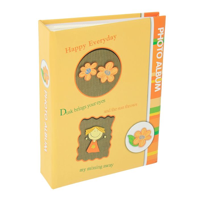 Фотоальбом на 200 фото 10х15 см "Самые счастливые дни", МИКС