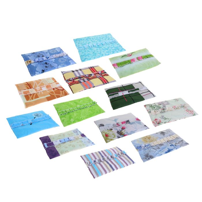 Матрасик с бахромой для собак и кошек, 40х30 см, цвета микс