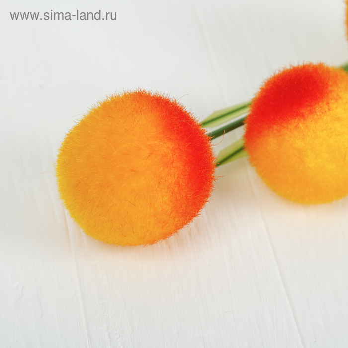 

Цветы искусственные "Шар" d-8 см, микс