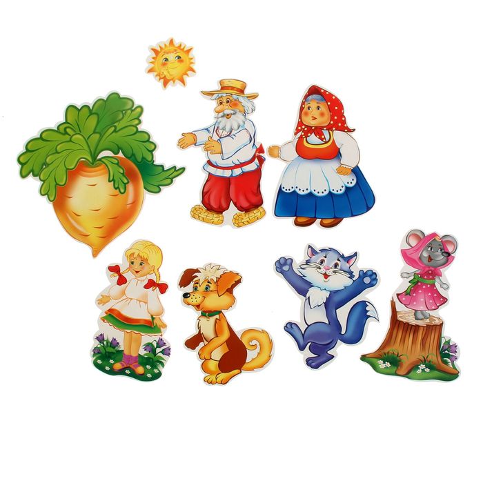 Набор украшений на клейкой ленте "Репка"