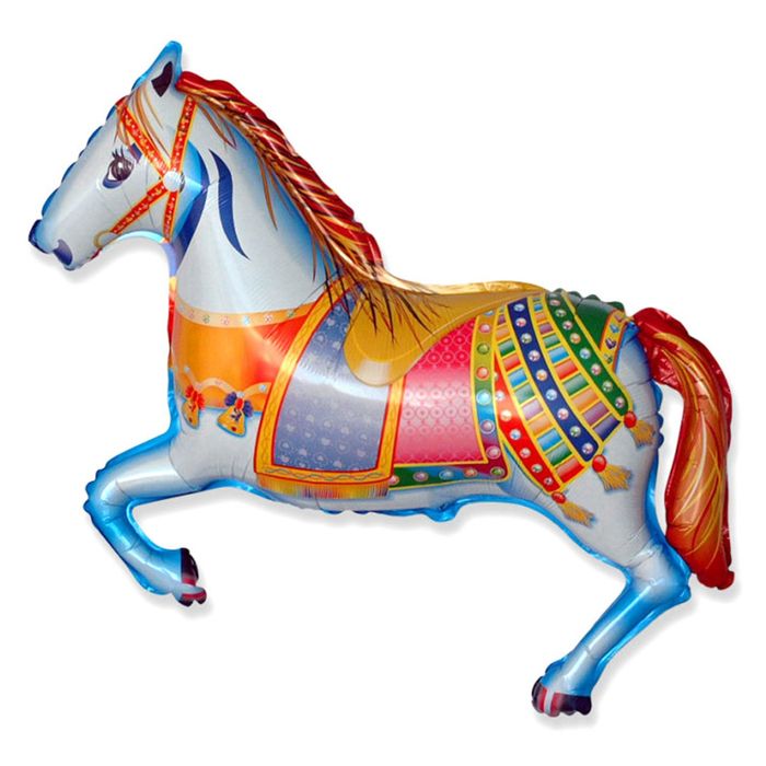 Шар фольгированный 30" "Лошадь цирковая"