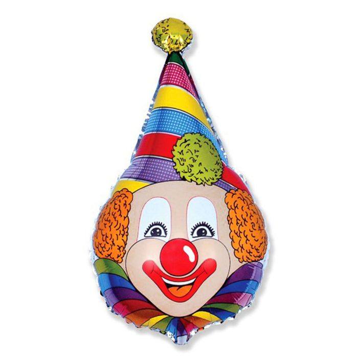 Шар фольгированный 18" "Клоун в колпаке"