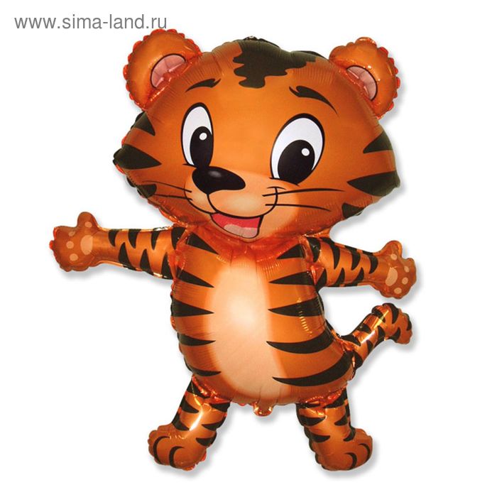 Шар фольгированный 36 «Тигрёнок» шар фольгированный 24 весёлый тигрёнок