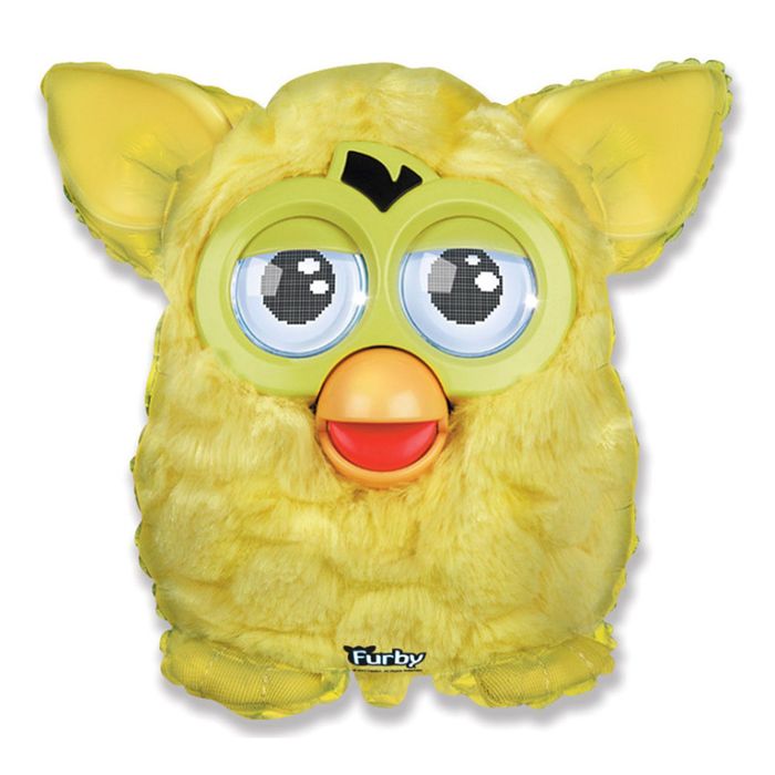 Шар фольгированный 24" "Игрушка", цвет жёлтый