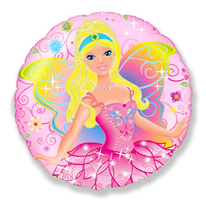 Шар фольгированный 18" "Фея", круг