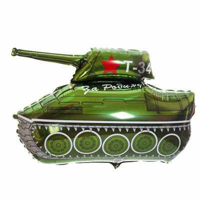 Шар фольгированный 12 «Танк Т-34»
