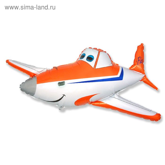 

Шар фольгированный 44" «Самолёт», цвет оранжевый