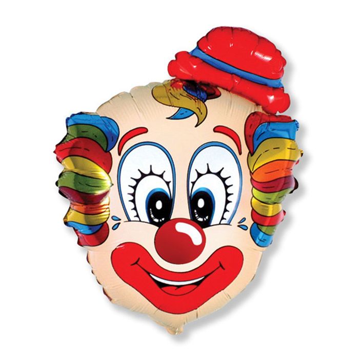 Шар фольгированный 30" "Клоун"