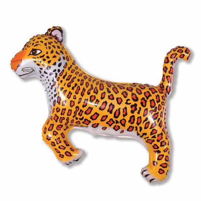 Шар фольгированный 30" "Леопард", чёрные пятна
