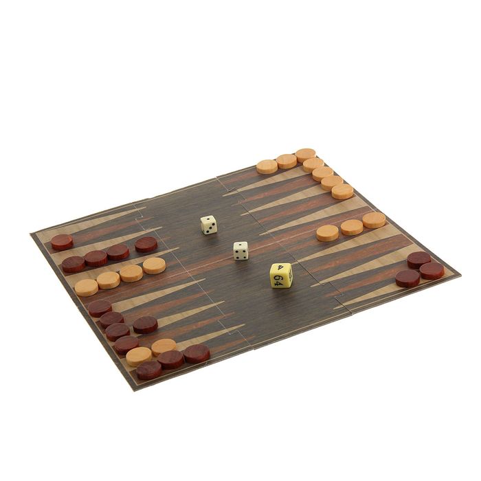 Нарды настольные, поле 28 × 28 см, составное