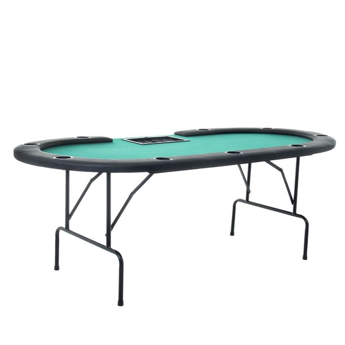 Покерный стол–казино для 9 игроков, складной