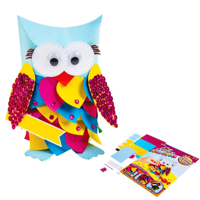 Игрушка-сюрприз из бумаги своими руками "Совушка" + декор