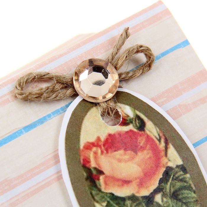 Набор для декорирования бонбоньерки "Винтаж" (в наборе 2 штуки)