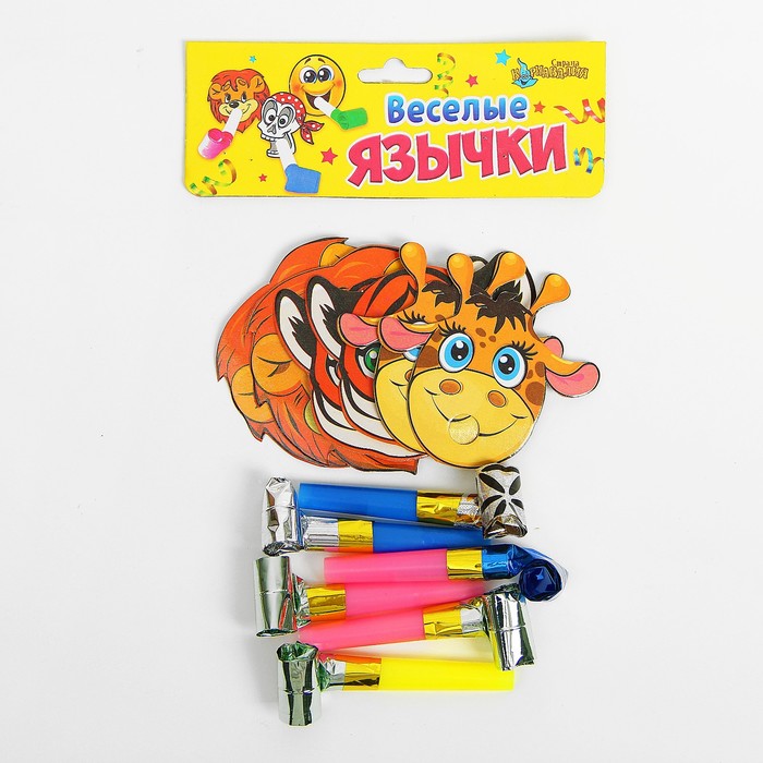 Язычок "Африка" (набор 6шт) МИКС