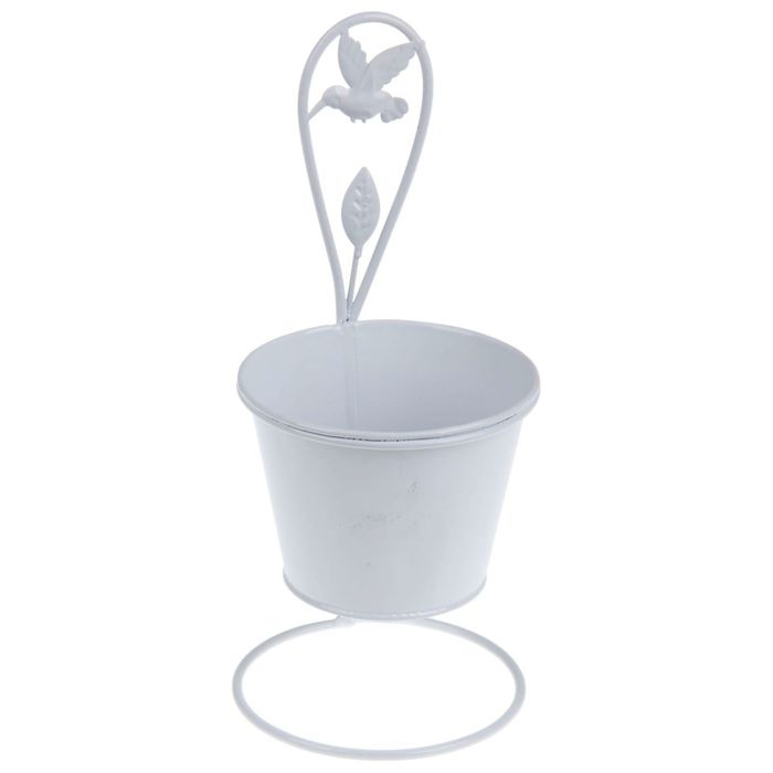 Кашпо "Птичка" узорное