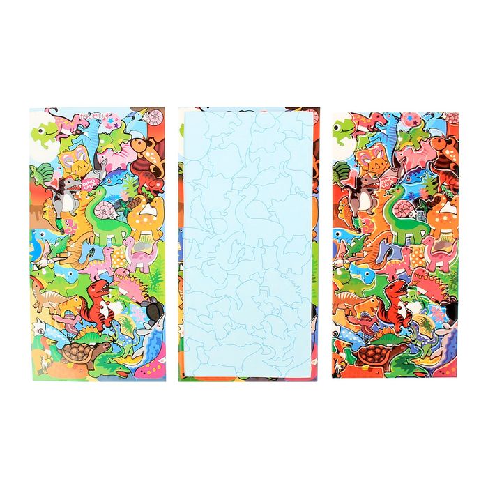 Наклейка-пазл "Веселые картинки" МИКС