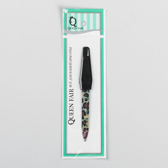 Пилка металлическая для ногтей, 11см, рисунок