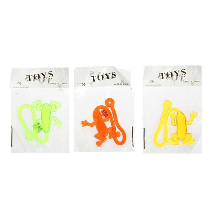 Липучка "Лягушка", цвета МИКС