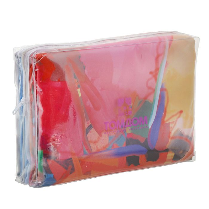 Комплект фотоштор "Живописный букет цветов" 2 шт, размер 148х260 см, шторная лента (крючки), кулиска