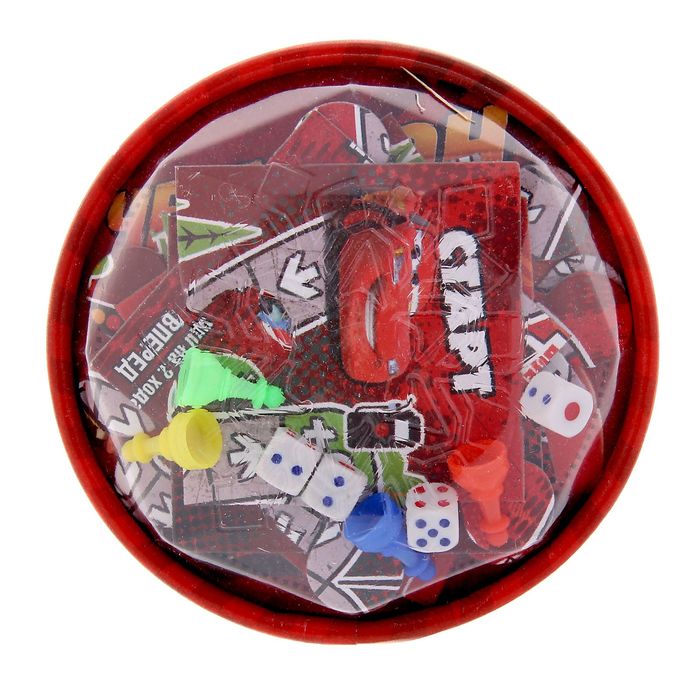 Коробка-тубус подарочная "Чемпион", Тачки, + бонус