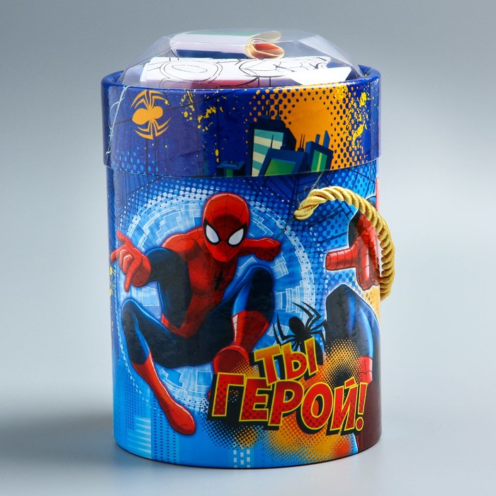 Коробка подарочная "Ты круче всех", Человек-Паук, + бонус