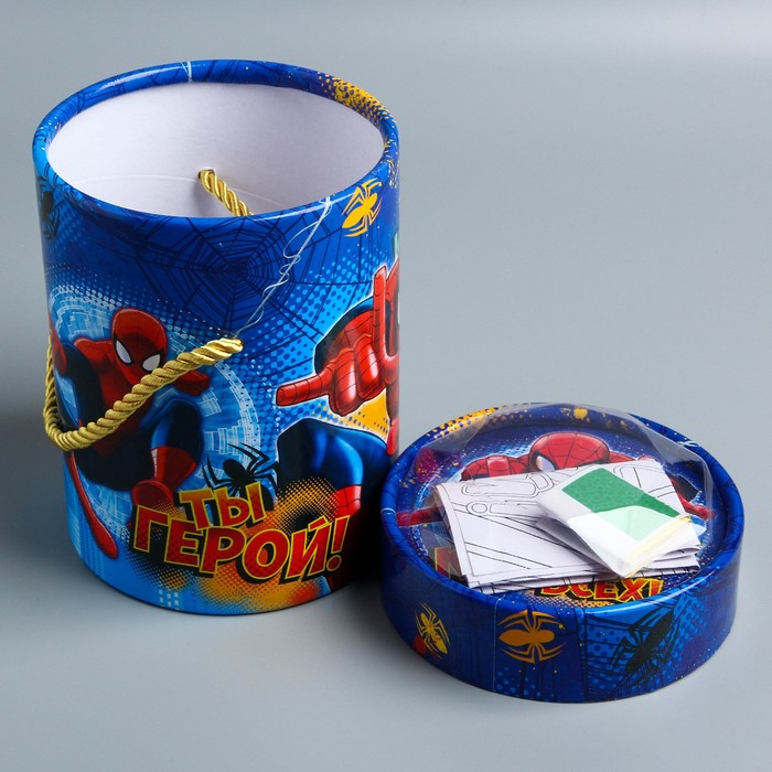 Коробка подарочная "Ты круче всех", Человек-Паук, + бонус