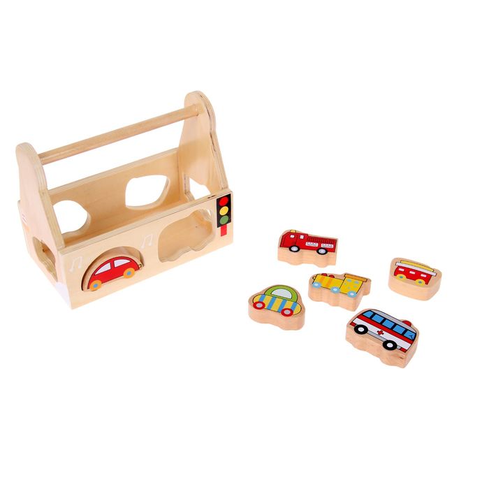 Сортер логический "Автодром", 6 элементов