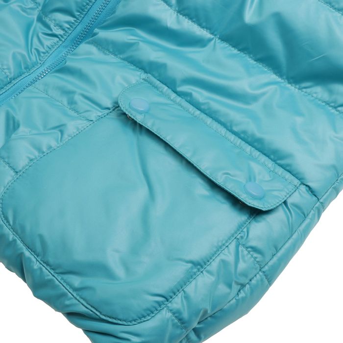 Куртка женская с мехом "ПАУЛА", размер 44 (S), цвет бирюза