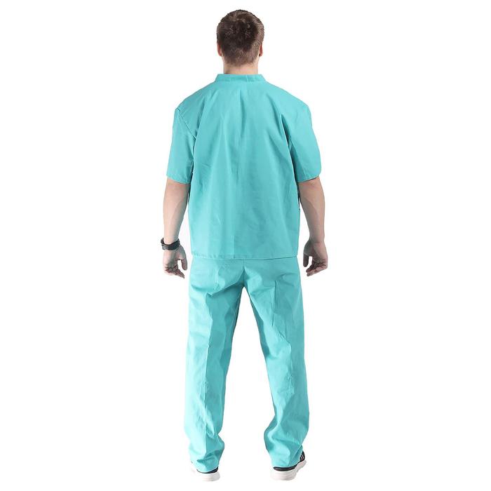 Костюм хирурга, размер 52-54, рост 170-176 см, цвет изумрудный