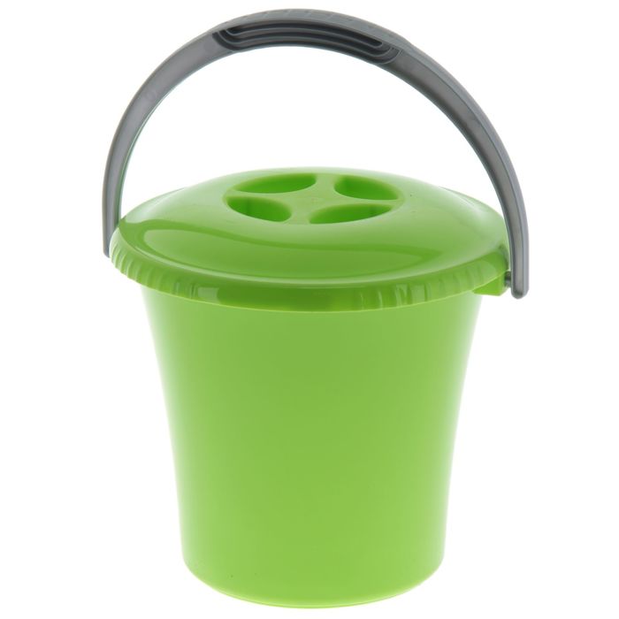 Ведро с крышкой 3 л "Либерти", цвет МИКС