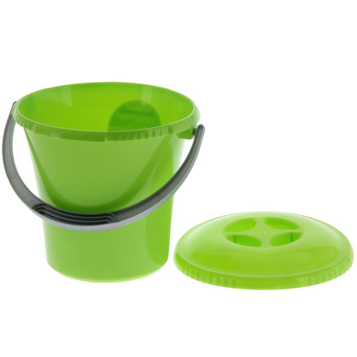 Ведро с крышкой 3 л "Либерти", цвет МИКС