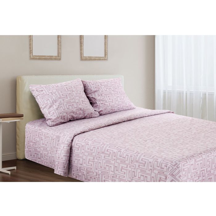 Постельное бельё "Этель Классик" Графика дуэт, размер 150х210 см - 2 шт., 220х240 см, 70х70 см - 2 шт.