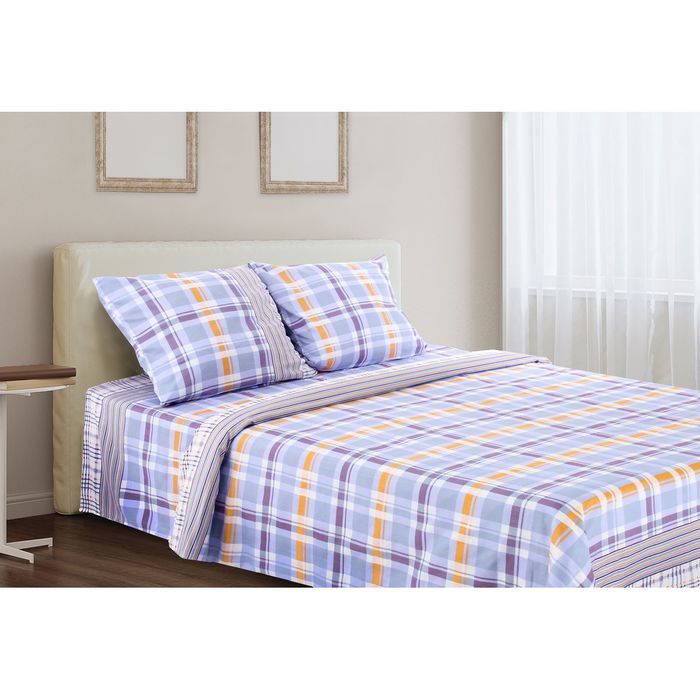 Постельное бельё "Этель Классик" Квадро дуэт, размер 150х210 см - 2 шт., 220х240 см, 70х70 см - 2 шт.