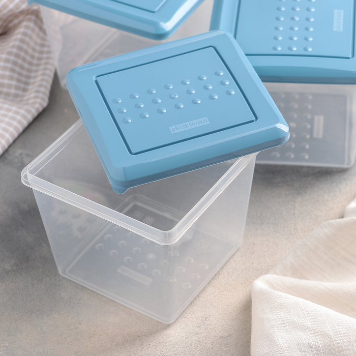 Набор пищевых контейнеров 1 л Pattern, 3 шт, цвет МИКС