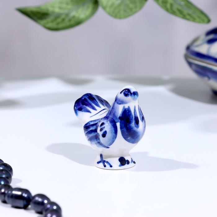 Сувенир «Голубь», гжель, кобальт